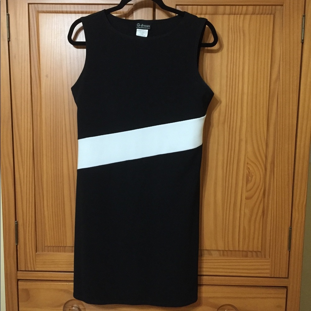 Black and white dress
